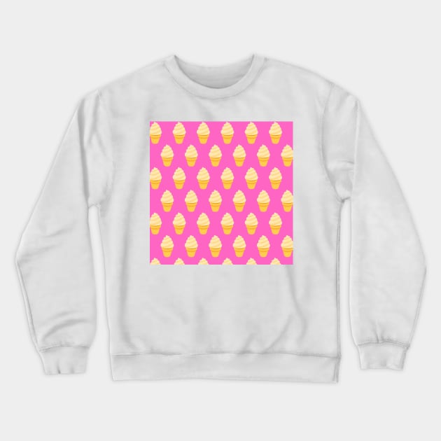 Soft Serve - Pink Crewneck Sweatshirt by IslandofdeDolls